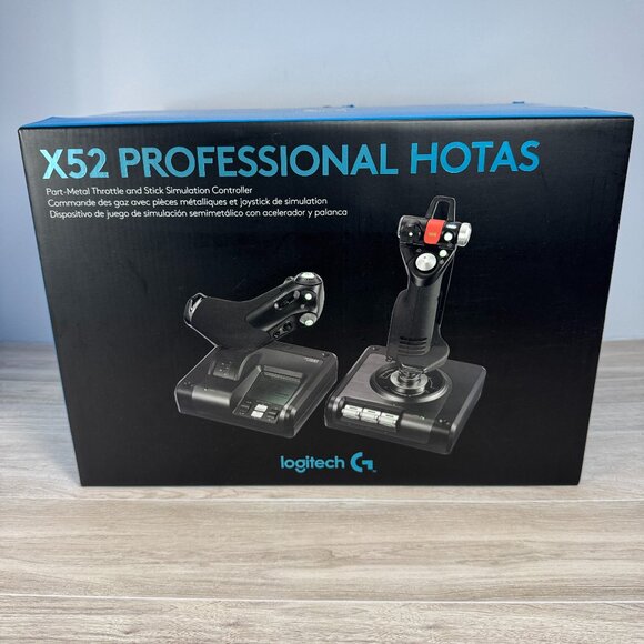 Logitech X52 Professional HOTAS Flight Simulator Joystick & Throttle Controller - Picture 1 of 11